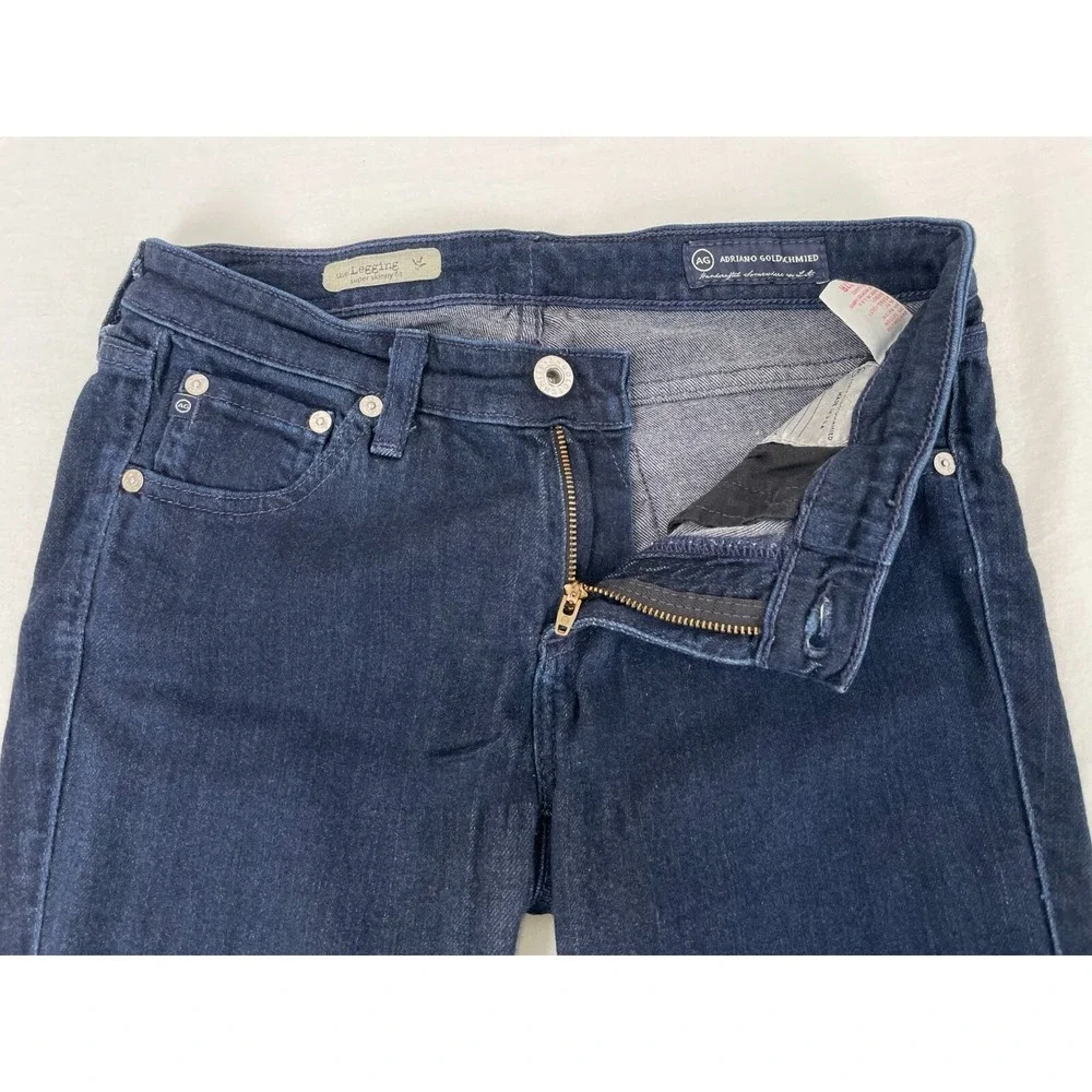 AG Adriano Goldschmied Jeans Womans 27R The Legging Super Skinny Fit‎ Blue Denim